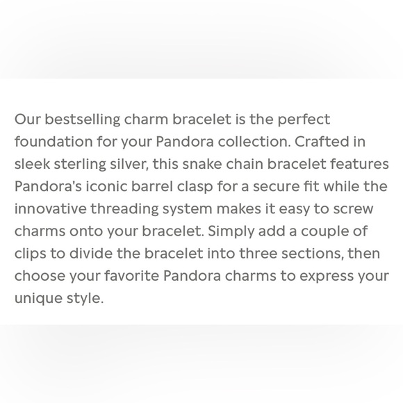 Pandora Moments Snake Chain Bracelet - Picture 7 of 7